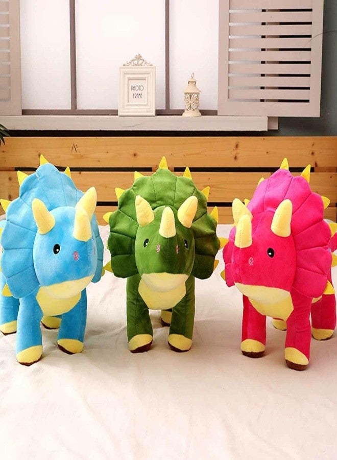Tickles Dinosaur Soft Stuffed Plush Animal Toy for Kids Boys & Girls Birthday Gift (Color: Pink Size: 35 cm) - Image 3